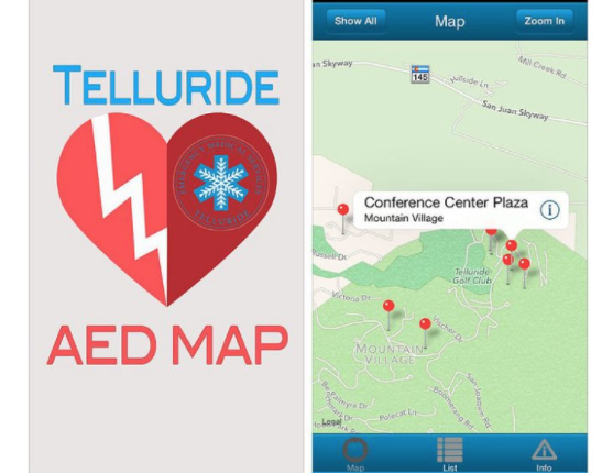Telluride Properties Helped Fund AED that Saved Tourist’s Life