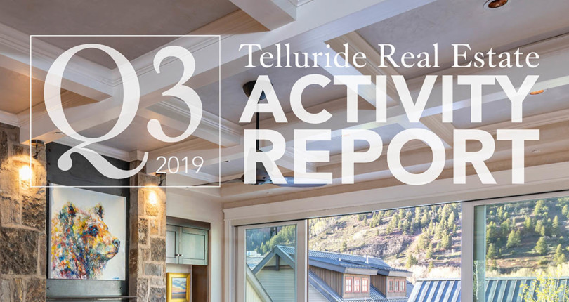 2019 Telluride Real Estate Activity Report Q3